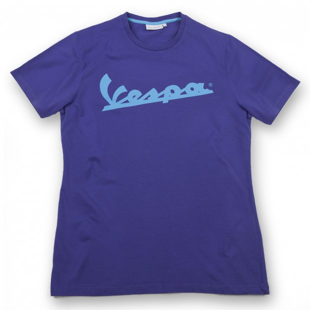 'VESPA COLOURS' Violet T-shirt - Man - Vespa Auckland